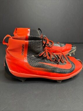 Nike Hypervenom High Top Cleats Orange Black Men’s 10.5 743259-080
